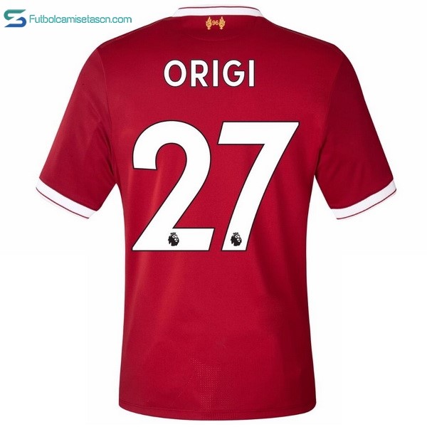 Camiseta Liverpool 1ª Origi 2017/18